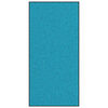 vidaXL Fu&szlig;matte Cyan und Schwarz 120 x 250 cm 100% Polyamid