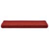 vidaXL Stufenmatten 30 Stk. 65x21x4 cm Rot Rechteckiger Rand