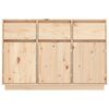 vidaXL Sideboard 110x36x75 cm Massivholz Kiefer