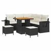 vidaXL Gartensofa-set 8 stk. Schwarz Poly-Rattan