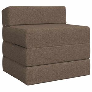 vidaXL Klappsofa Bett Taupe 70 x 60 x 63 cm Stoff