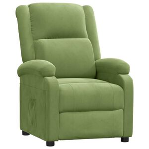 vidaXL Relaxsessel Hellgr&uuml;n Samt