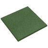 vidaXL Sturzschutzfliesen 24 Stk. Gr&uuml;n 50 x 50 cm Gummi