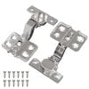 vidaXL Scharnier 2 stk. Nickel 85 x 52,5 x 9,5 mm Eisen