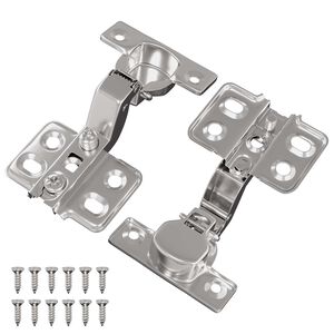 vidaXL Scharnier 2 stk. Nickel 85 x 52,5 x 9,5 mm Eisen