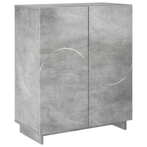 vidaXL Schuhschrank 73 x 38 x 87,5 cm Holzwerkstoff Betongrau