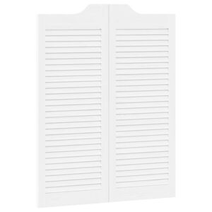 vidaXL Schwingt&uuml;ren 100 x 40 cm Massives Kiefernholz Wei&szlig;