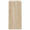 vidaXL Sideboard mit LED-Leuchten Sonoma-Eiche 80x35x75 cm