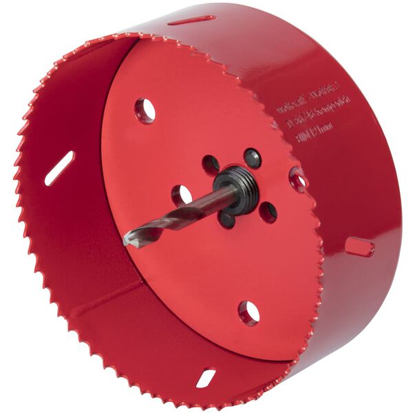 wolfcraft Lochs&auml;ge 152 mm Bimetall Rot 5498000
