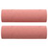 vidaXL 2-Sitzer-Sofa mit Kissen Rosa 140 cm Samt