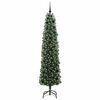 vidaXL K&uuml;nstlicher Weihnachtsbaum mit 300 LEDs mit St&auml;nder Gr&uuml;n 210 cm