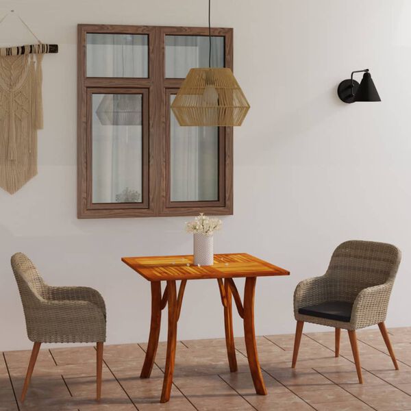 vidaXL 3-tlg. Garten-Essgruppe Braun