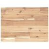 vidaXL Schweberegal 40x30x2 cm Massivholz Akazie Unbehandelt