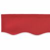 vidaXL Markisenersatzstoff Rot 580 x 345 cm Polyester