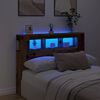 vidaXL LED-Kopfteil Altholz-Optik 140x18,5x103,5 cm Holzwerkstoff