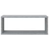 vidaXL W&uuml;rfelregale 4 Stk. Grau Sonoma 60x15x23 cm Holzwerkstoff