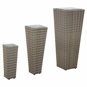 vidaXL Set f&uuml;r Outdoor 3 pcs Metall