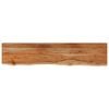 vidaXL Wandregal 100x20x3,8 cm Rechteckig Massivholz Akazie Baumkante