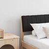 vidaXL Gepolstertes Kopfteil Schwarz 180 cm Massives Kiefernholz