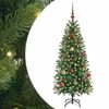 vidaXL K&uuml;nstlicher Weihnachtsbaum Gr&uuml;n 150 cm PE und PVC