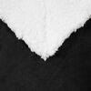 vidaXL &Uuml;berwurfdecke Schwarz 240 x 270 cm Fleece