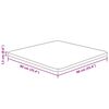 vidaXL Tischplatte Quadratisch Hellbraun 90x90x1,5cm Behandelte Eiche