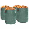 vidaXL Gartenmüllsäcke 4 pcs Grün 79 x 79 x 99.5 cm Polypropylen