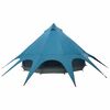 vidaXL Teepee Zelt mit Dach Blau und Grau 600 x 600 x 347 cm
