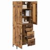 vidaXL Highboard mit Schubladen 2 pcs Altholz Holzwerkstoff