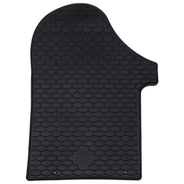 vidaXL Autofu&szlig;matte 2 pcs Schwarz TPE