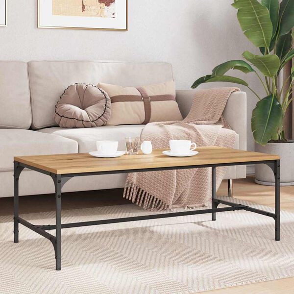 vidaXL Couchtisch Artisan-Eiche 100 x 50 x 35 cm Holzwerkstoff