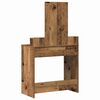 vidaXL Schminktisch mit Regal Altholz 79 x 41 x 140 cm Holzwerkstoff