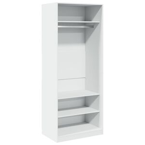 vidaXL Kleiderschrank Wei&szlig; 80x50x200 cm Holzwerkstoff