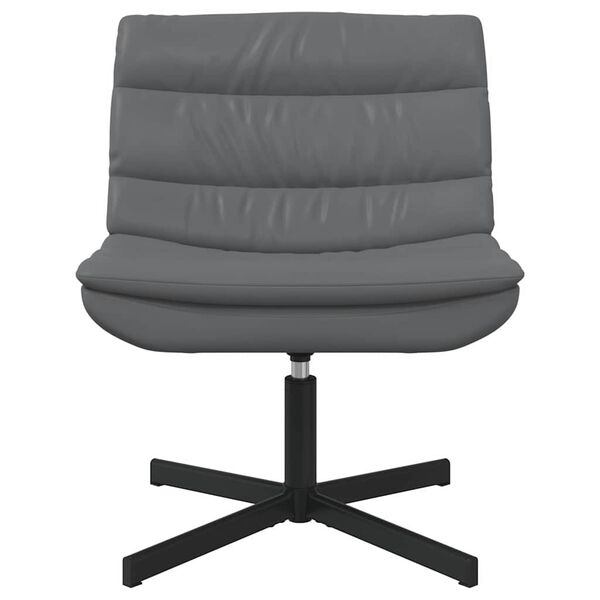 vidaXL Drehstuhl Grau 63 x 75 x 76 cm PU