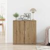 vidaXL Sideboard Artisan-Eiche 79 x 38 x 80 cm Holzwerkstoff
