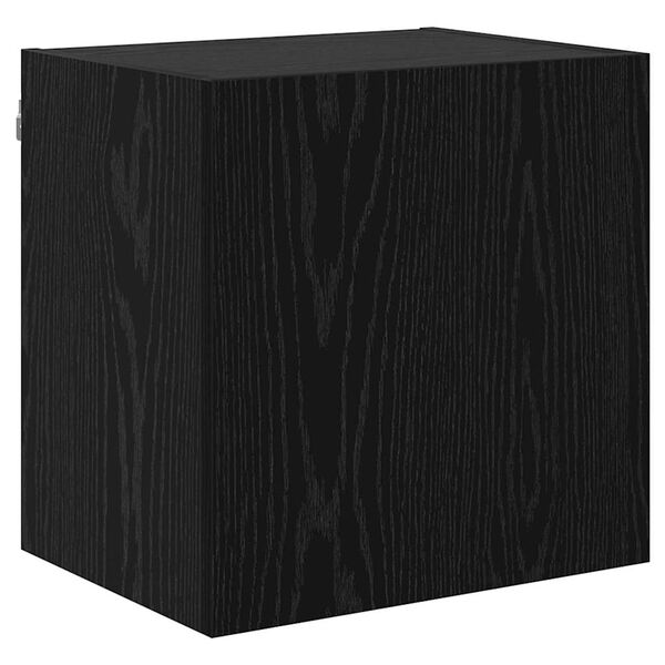 vidaXL TV-Wandschrank Schwarz Eichen-Optik 40,5x30x40cm Holzwerkstoff