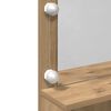 vidaXL Schminktisch Artisan-Eiche 80 x 41 x 134,5 cm Holzwerkstoff