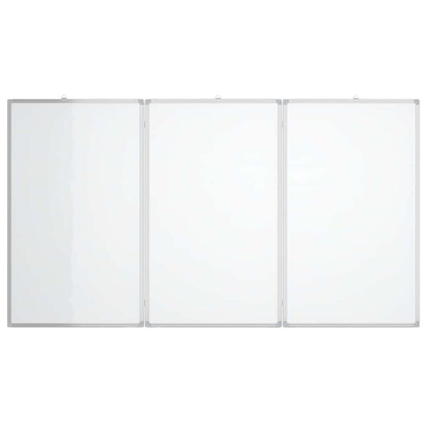 vidaXL Magnetisches Whiteboard Klappbar 180x80x1,7 cm Aluminium