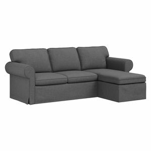 vidaXL Sofa Dunkelgrau 215 x 138 x 80 cm Stoff