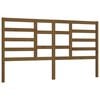 vidaXL Bett-Kopfteil Honigbraun 206x4x104 cm Massivholz Kiefer