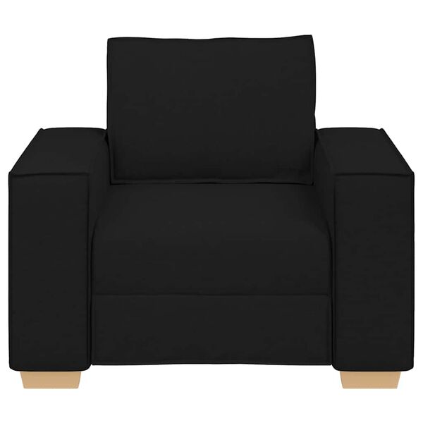 vidaXL Sofa Stuhl Schwarz 100x78x84 cm Stoff