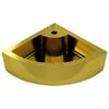 vidaXL Waschbecken mit &Uuml;berlauf 45 x 32 x 12,5 cm Keramik Golden