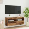 vidaXL TV-Wandschrank Altholz 100 x 30 x 40 cm Holzwerkstoff