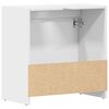 vidaXL Badezimmerschrank Weiß 60x33x61 cm Holzwerkstoff