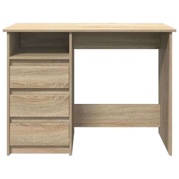 vidaXL Schreibtisch Sonoma-Eiche 102x50x75 cm Holzwerkstoff