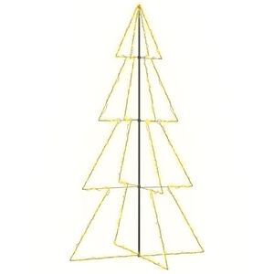 vidaXL Weihnachtsbaum in Kegelform 360 LEDs Indoor Outdoor 143x250 cm