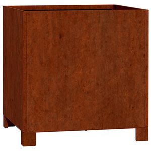 vidaXL Pflanzk&uuml;bel mit Beinen Rostig 40x40x40 cm Cortenstahl