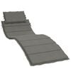 vidaXL Sonnenliegen-Auflage Melange Dunkelgrau 186x58x4 cm Stoff