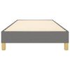 vidaXL Boxspringbettgestell Dunkelgrau 90x200 cm Stoff