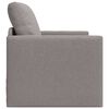 vidaXL Bodensofa mit Schlaffunktion Taupe 112x174x55 cm Stoff
